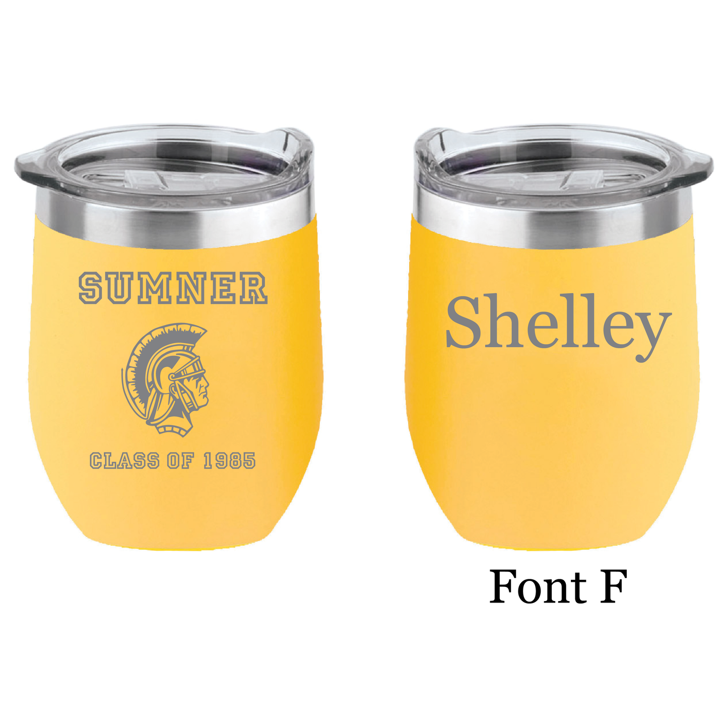SumnerHigh School Class of 1985 16 oz Insulated Wine Tumbler