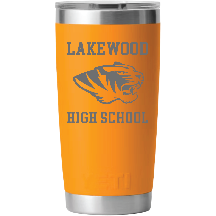 Lakewood High School 20 oz Yeti Rambler