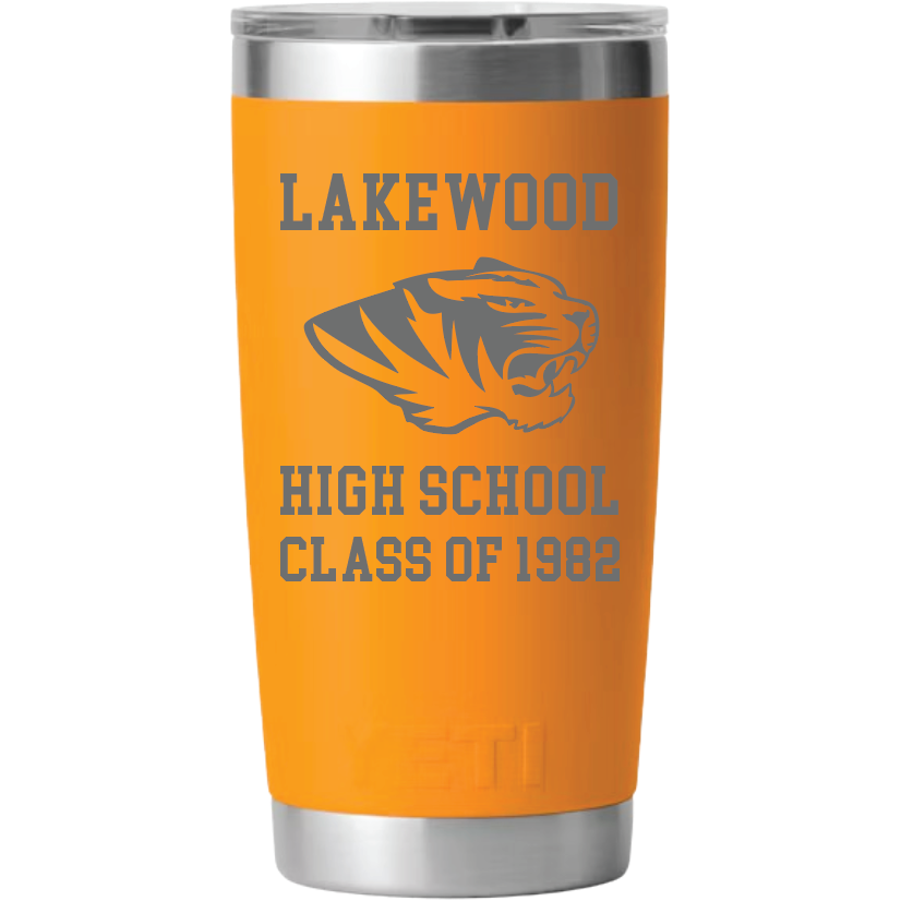 Lakewood High School 20 oz Yeti Rambler