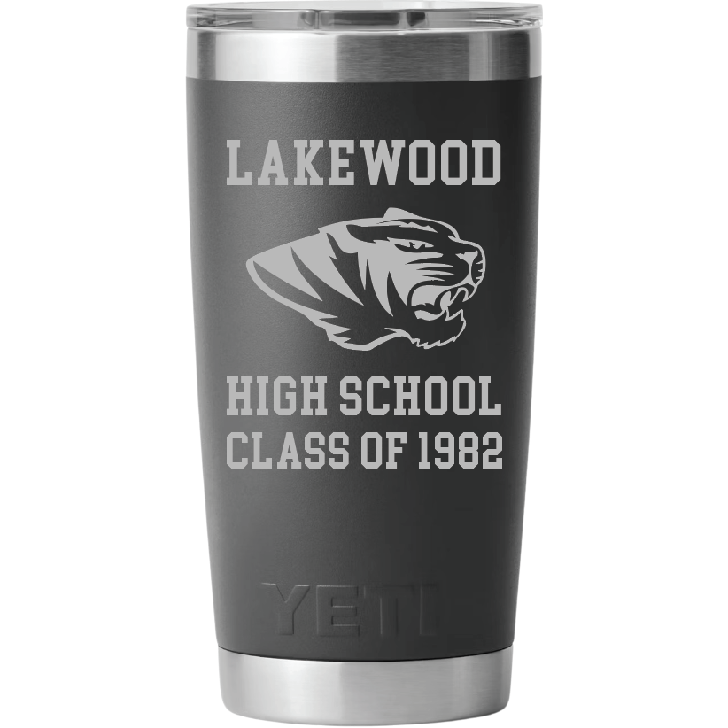 Lakewood High School 20 oz Yeti Rambler
