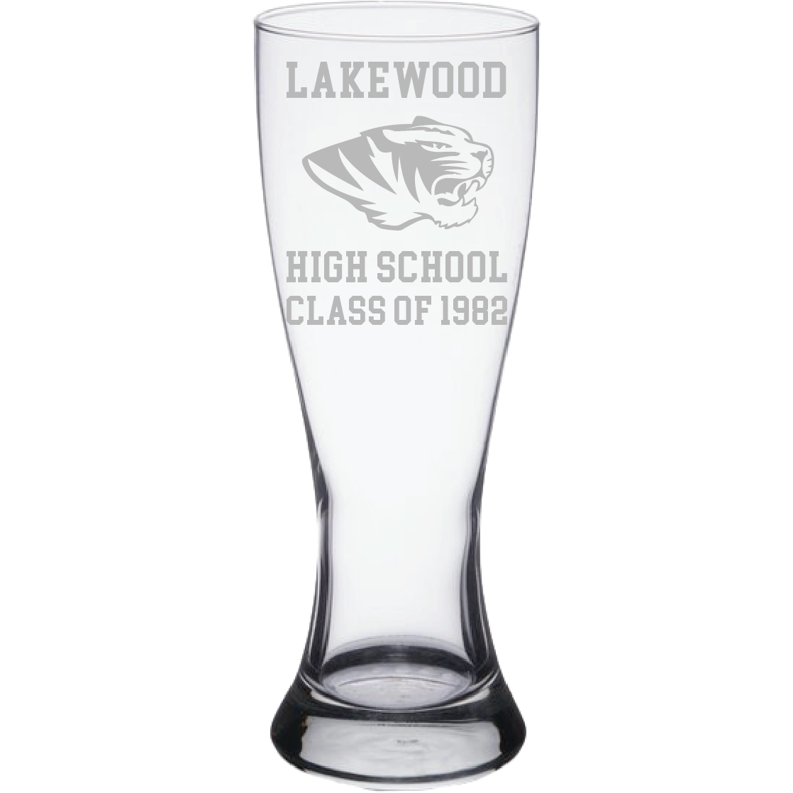 Lakewood High School Pilsner Glass (23 oz)