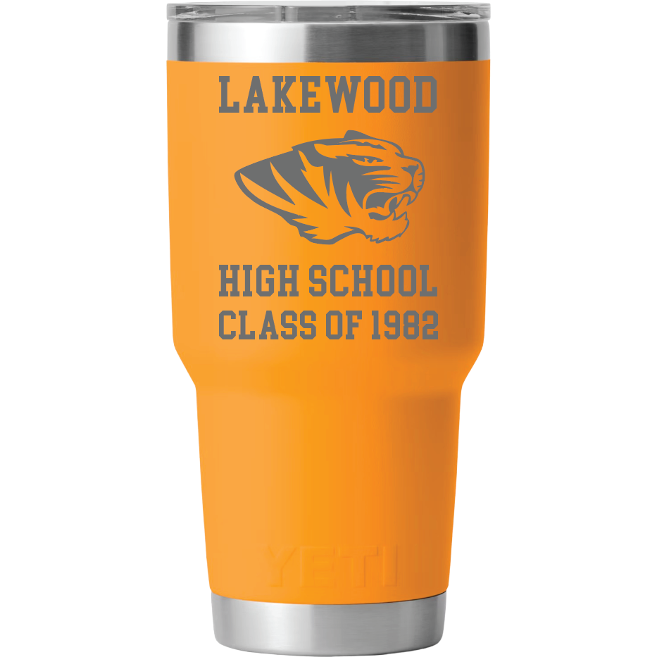 Lakewood High School 30 oz Yeti Rambler