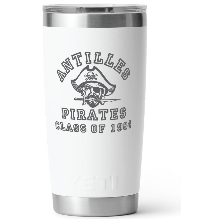 Antilles High School Pirates Class of 1984 20 oz Yeti Rambler