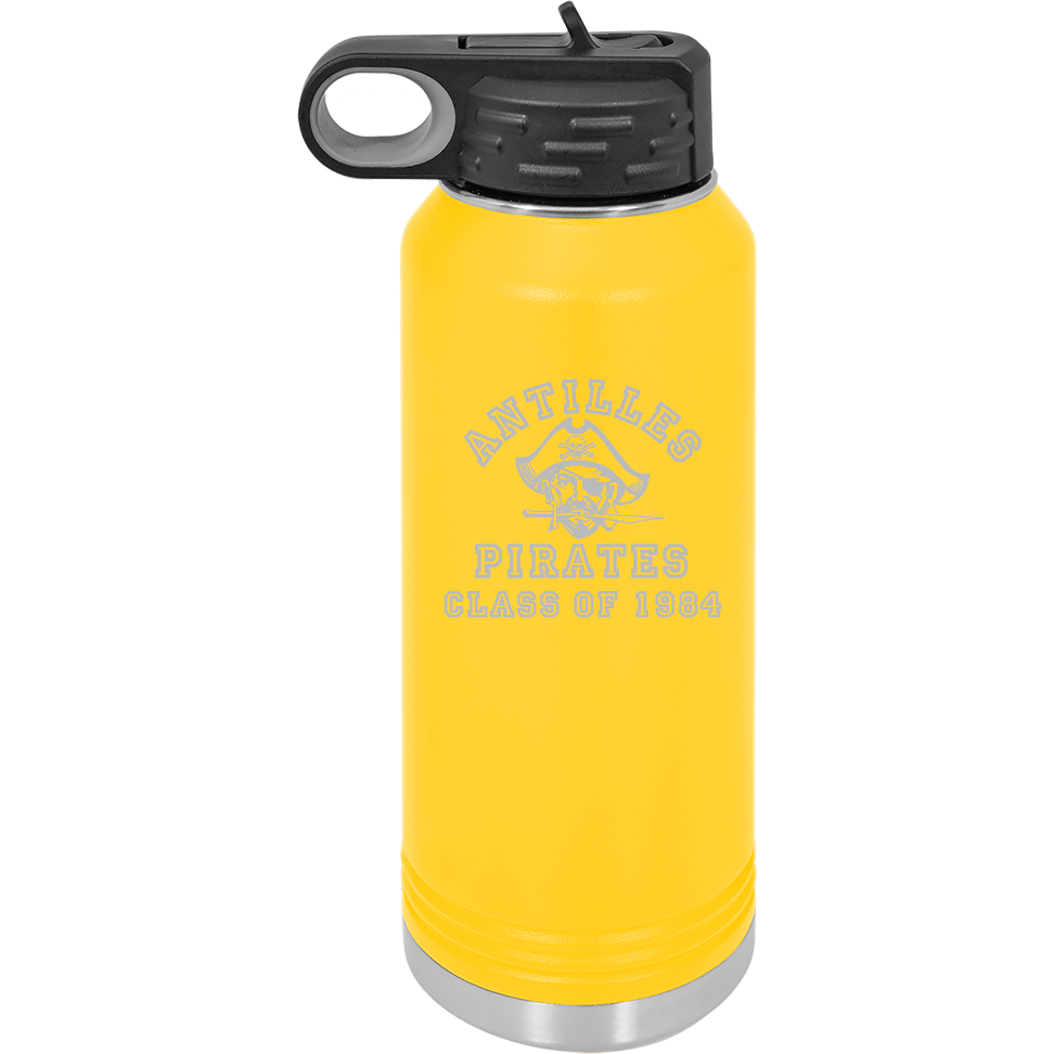 Antilles High School Pirates Class of 1984 32 oz Water Bottle