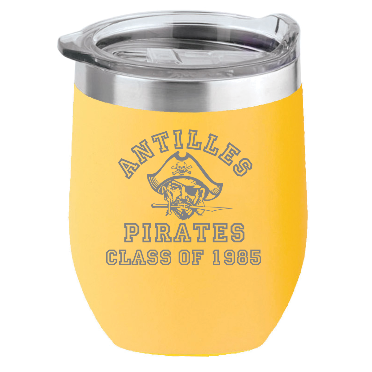 Antilles High School Pirates Class of 1985 16 oz Insulated Wine Tumbler