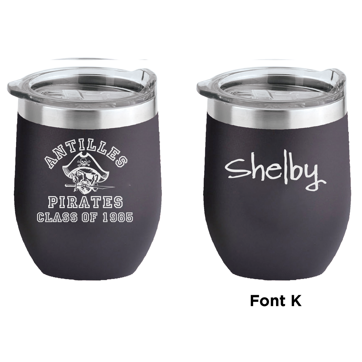 Antilles High School Pirates Class of 1985 16 oz Insulated Wine Tumbler