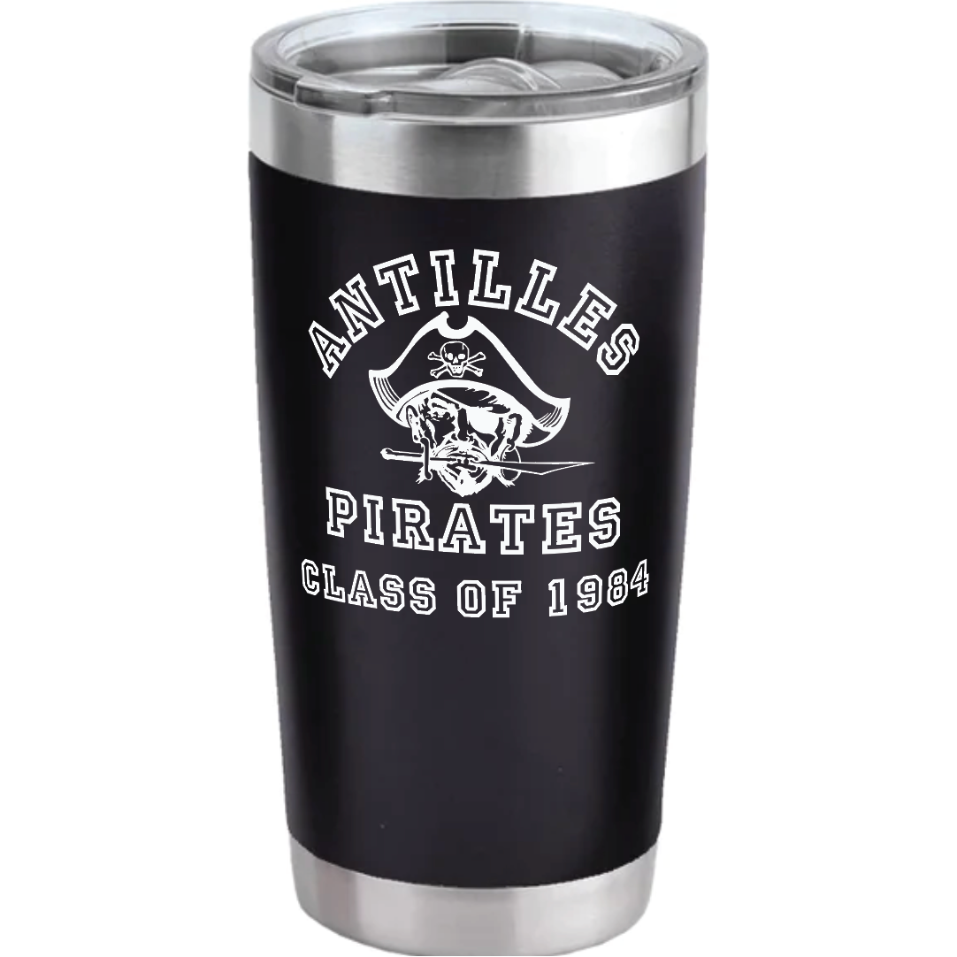 Antilles High School Pirates Class of 1984 20 oz Tumbler