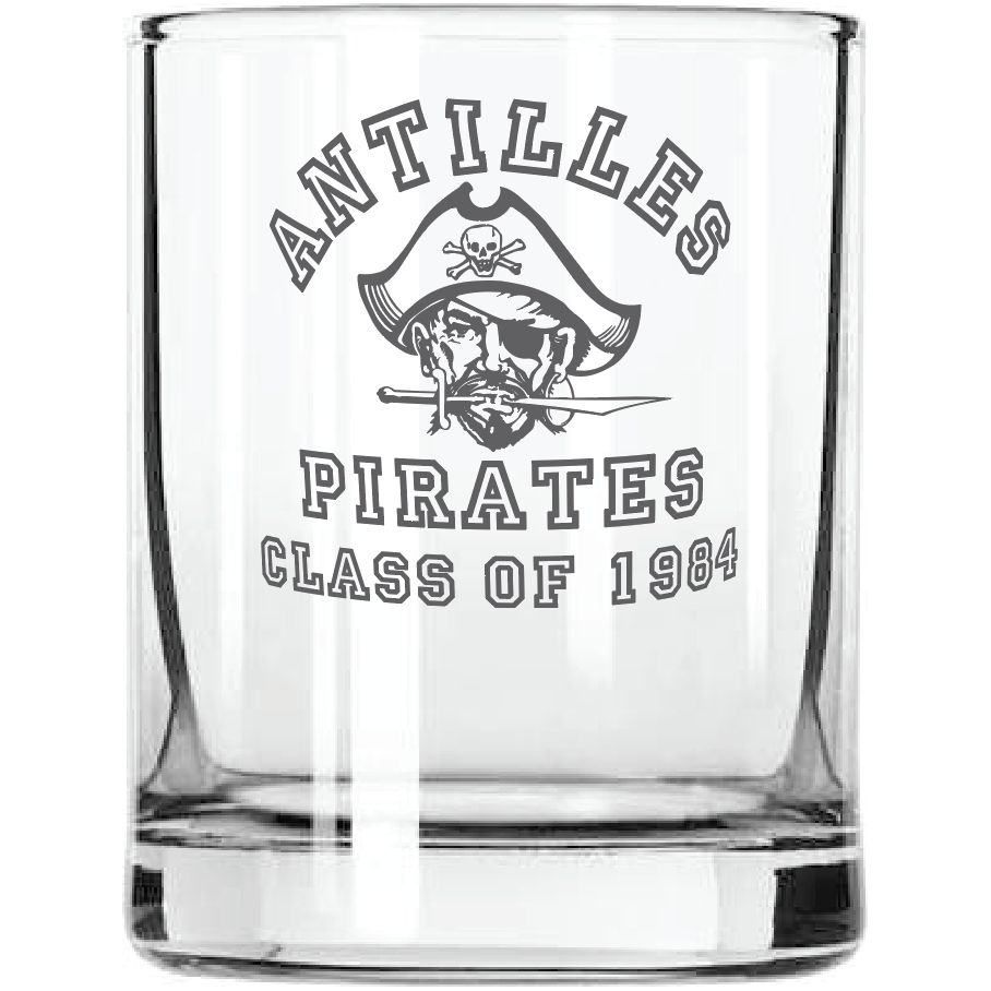 Antilles High School Pirates Class of 1984 3 oz Jigger (Shot Glass)