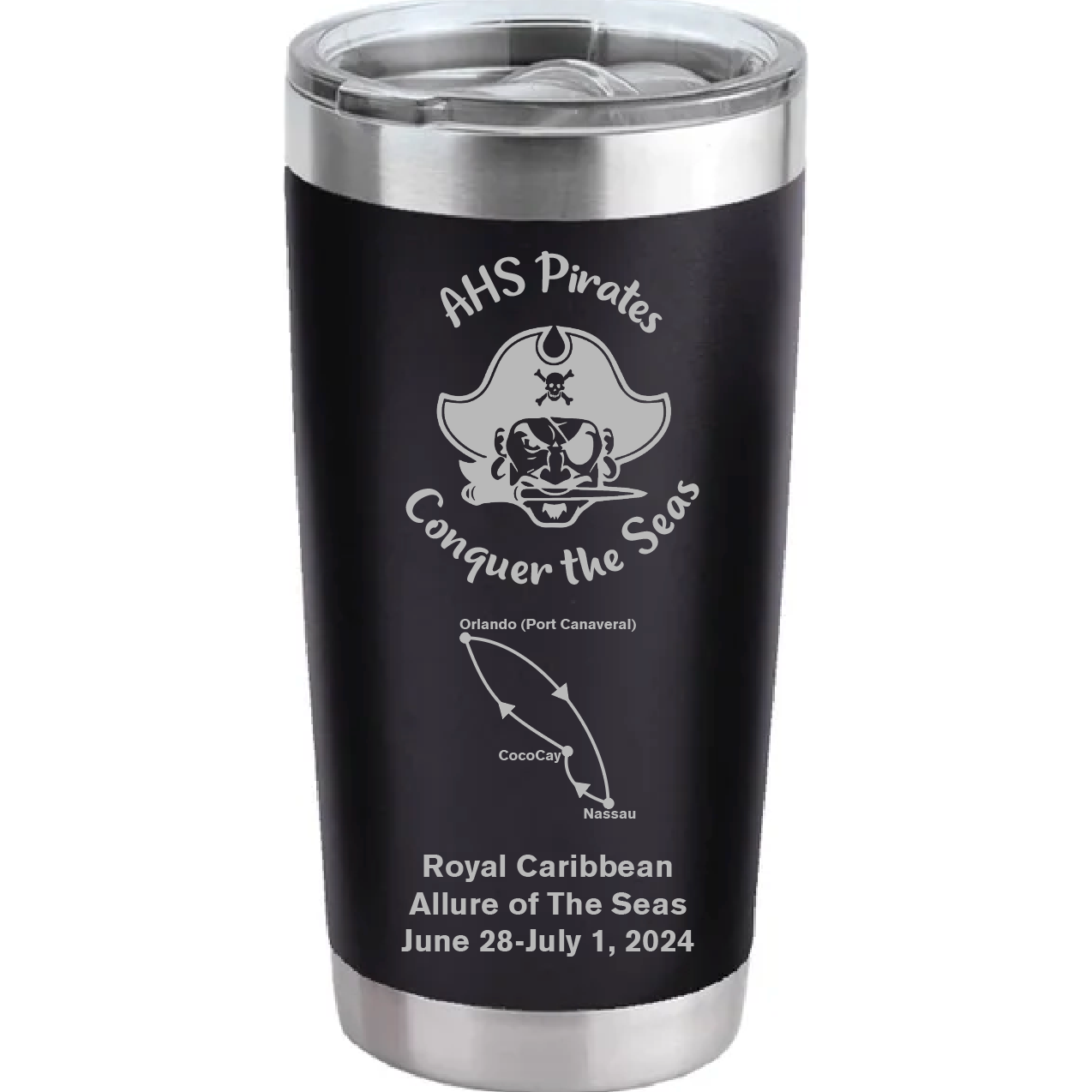 Antilles High School Alumni Association 2024 Reunion Cruise 20 oz Tumbler
