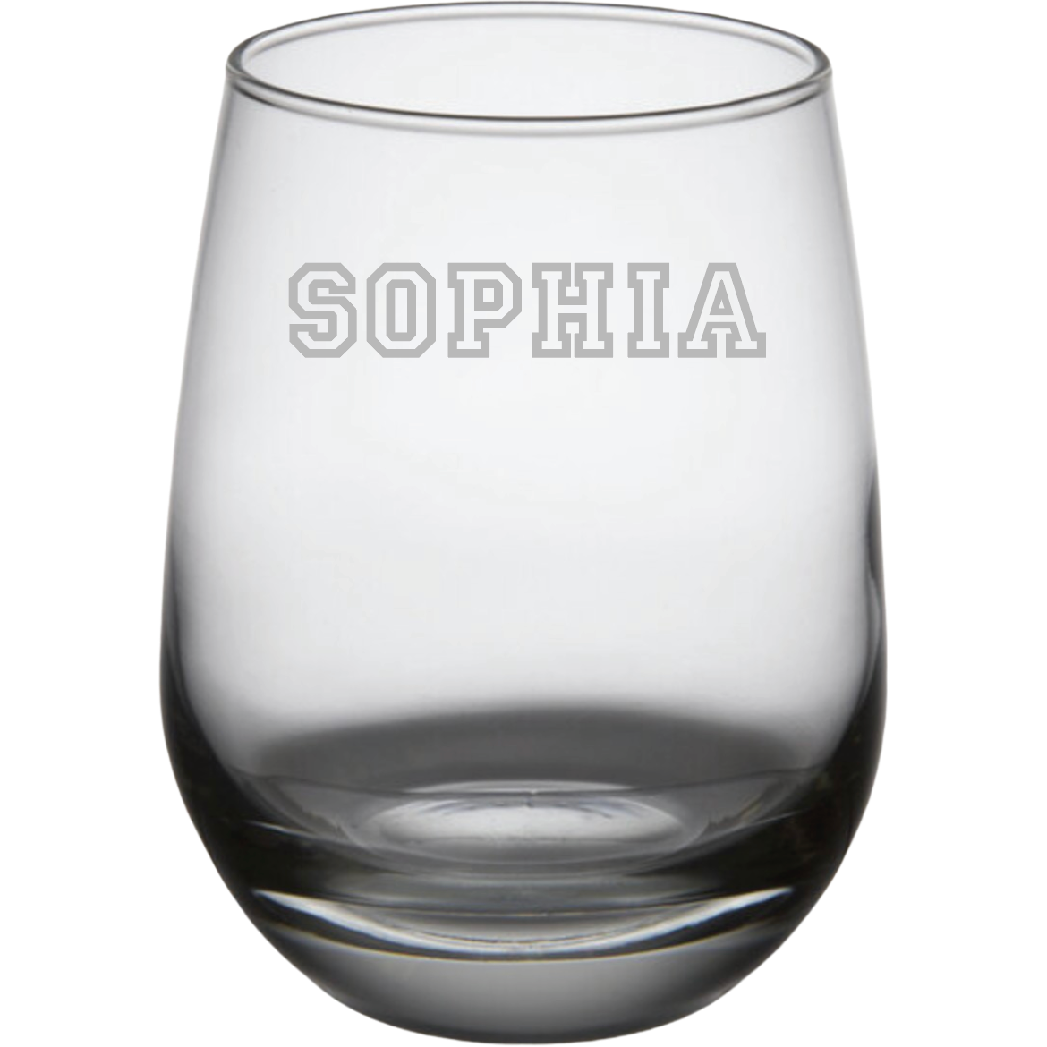 Lakewood High School Stemless Wine Glass