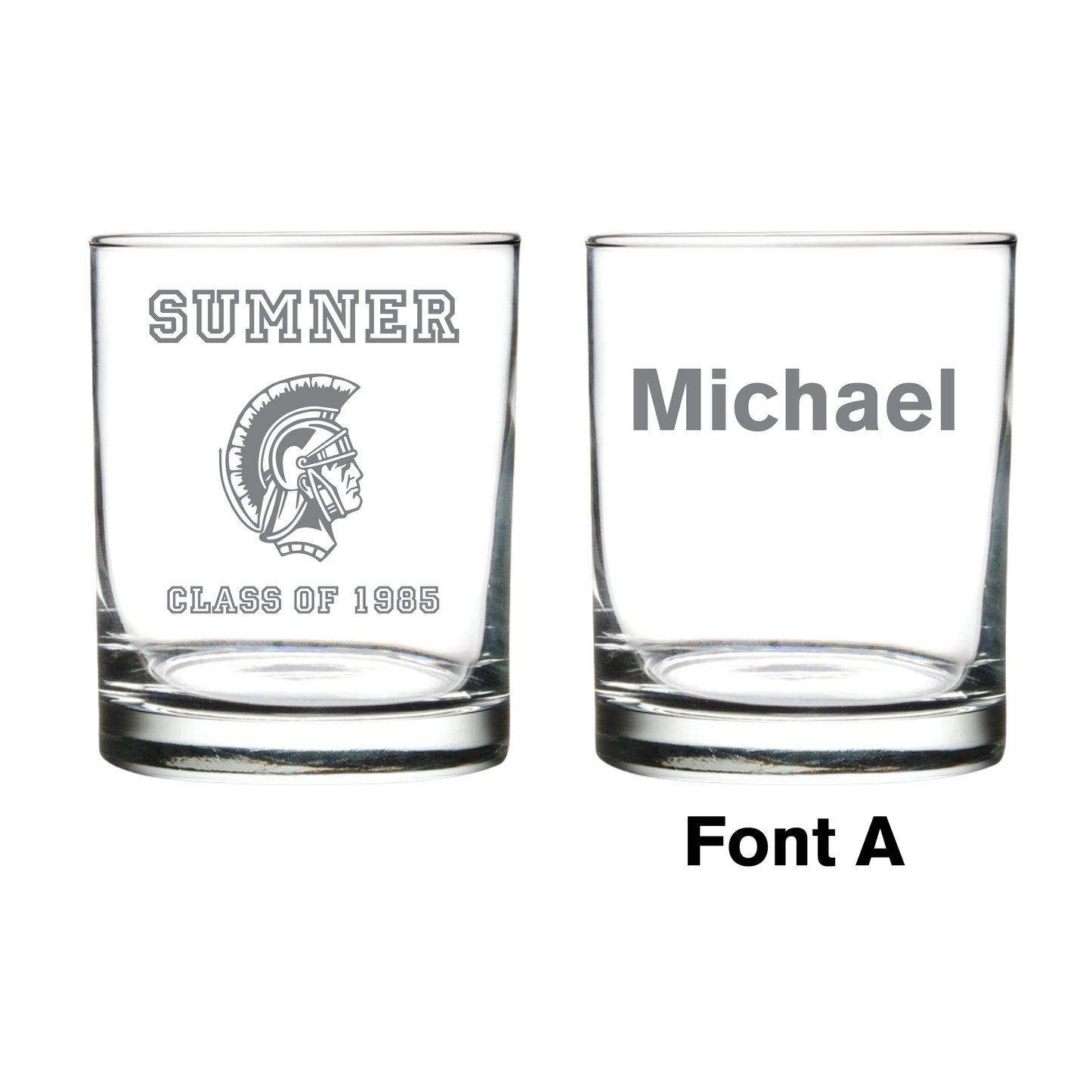 Suimner High School Class of 1985 Old Fashioned Glass