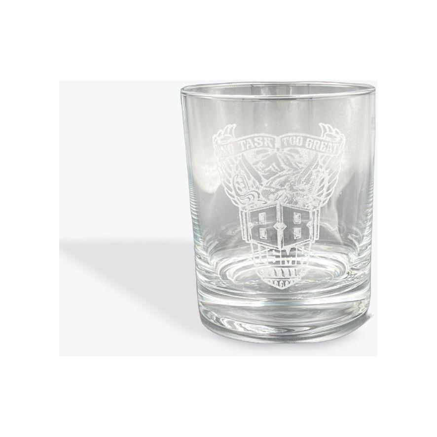 USMA '88 Shot Glass - Gold Camp Engraving