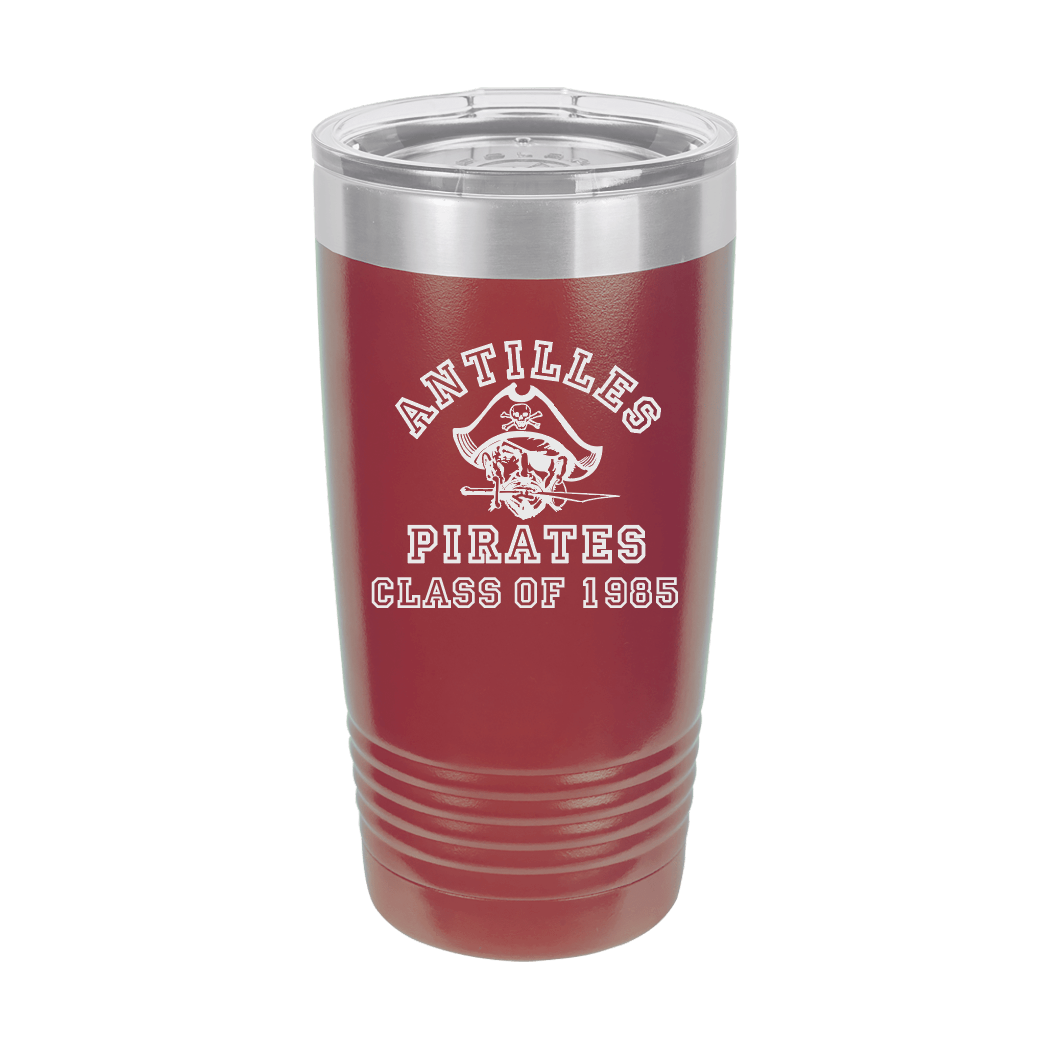 Antilles High School Pirates Class of 1985 20 oz Tumbler