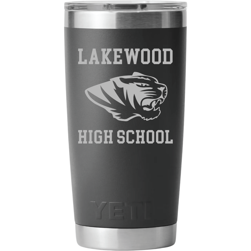 Lakewood High School 20 oz Yeti Rambler
