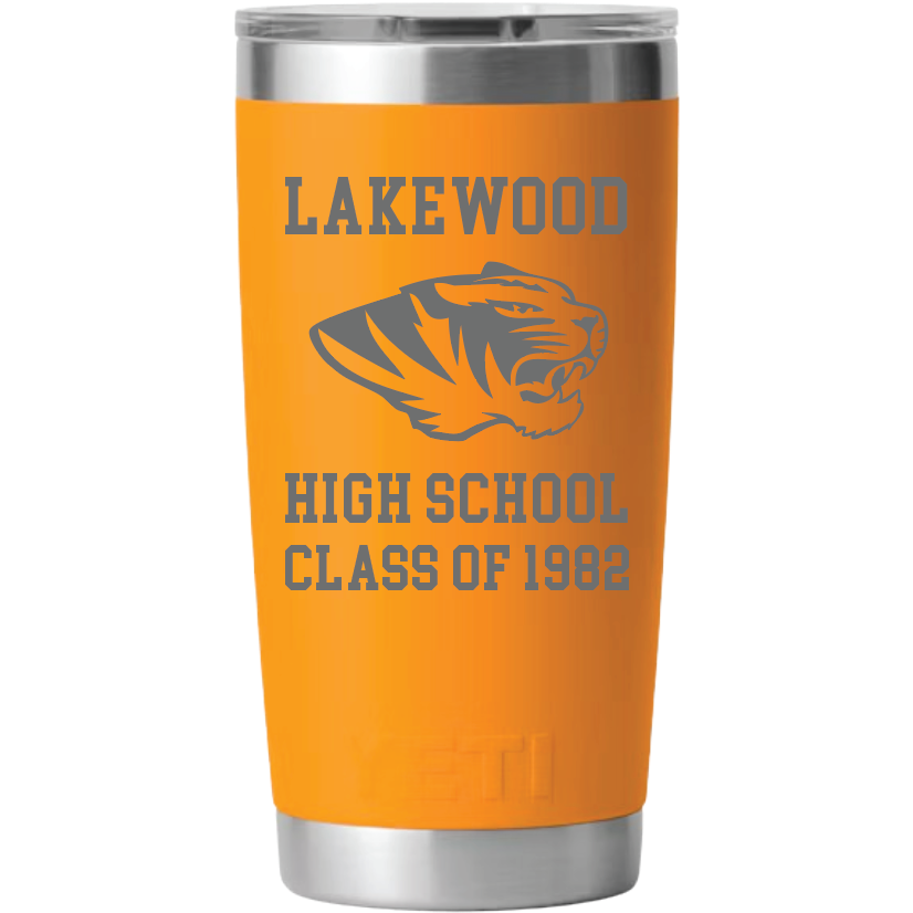 Lakewood High School 20 oz Yeti Rambler