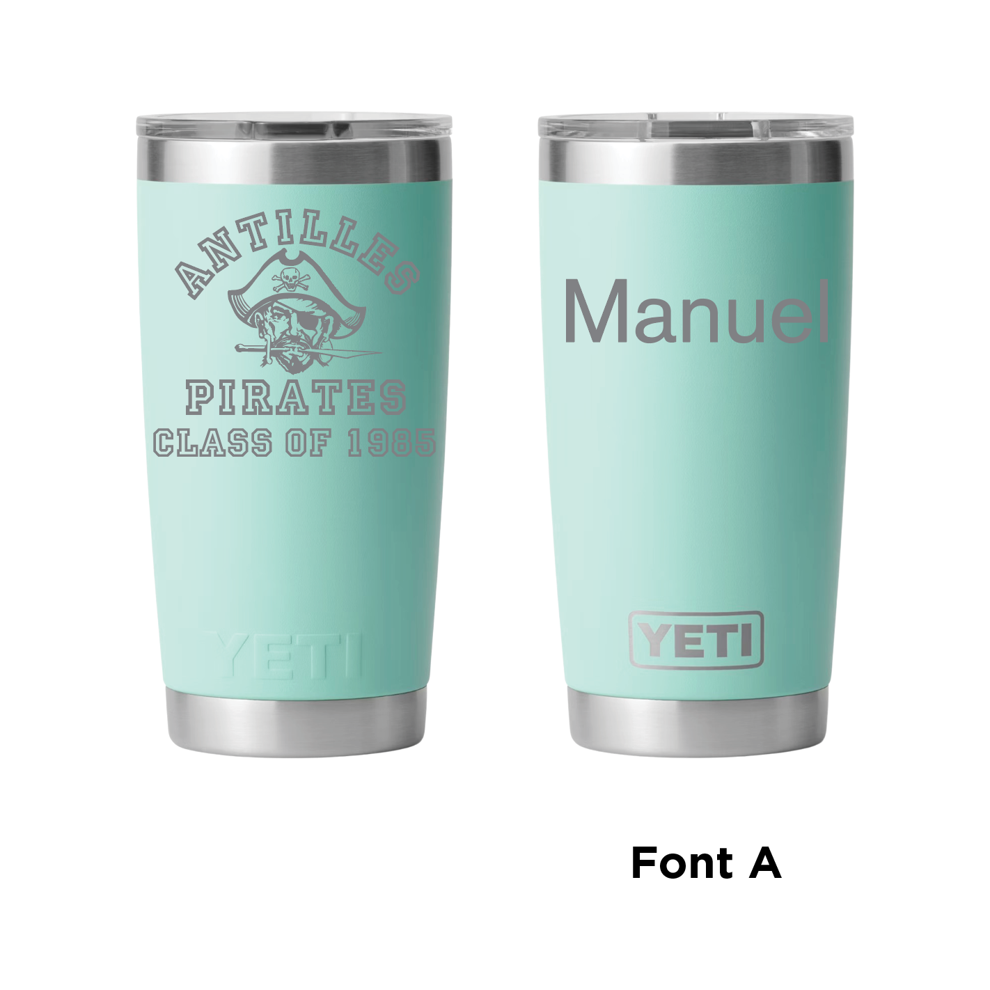 Antilles High School Pirates Class of 1985 20 oz Yeti Rambler