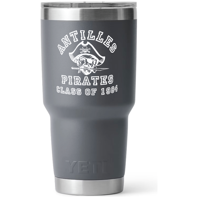 Antilles High School Pirates Class of 1984 30 oz Yeti Rambler