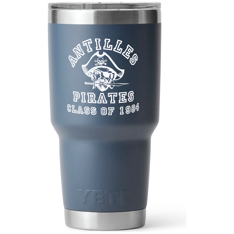 Antilles High School Pirates Class of 1984 30 oz Yeti Rambler