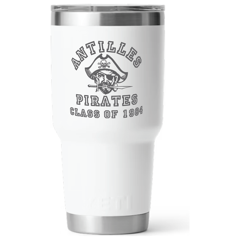 Antilles High School Pirates Class of 1984 30 oz Yeti Rambler