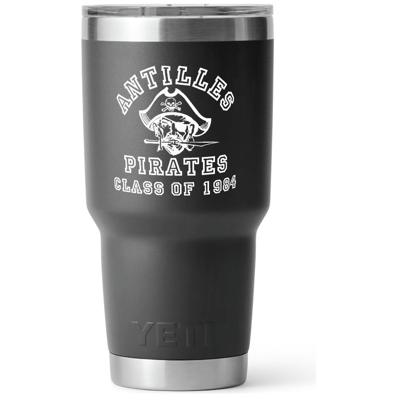 Antilles High School Pirates Class of 1984 30 oz Yeti Rambler