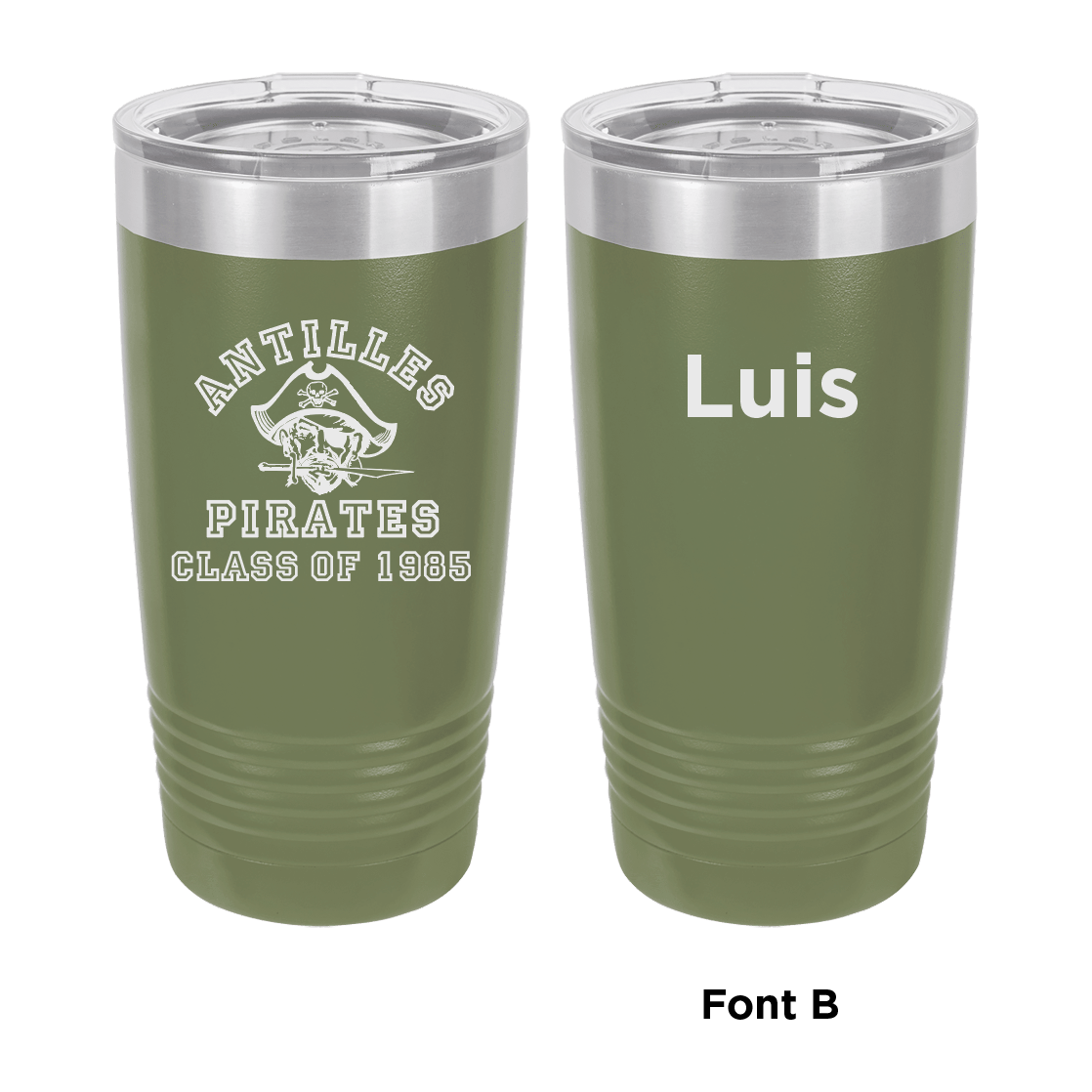 Antilles High School Pirates Class of 1985 20 oz Tumbler