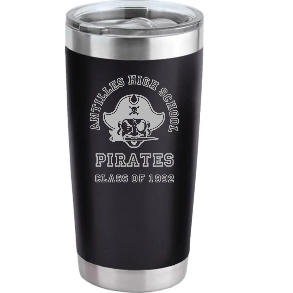 Antilles High School Pirates (Old School) 20 oz Tumbler