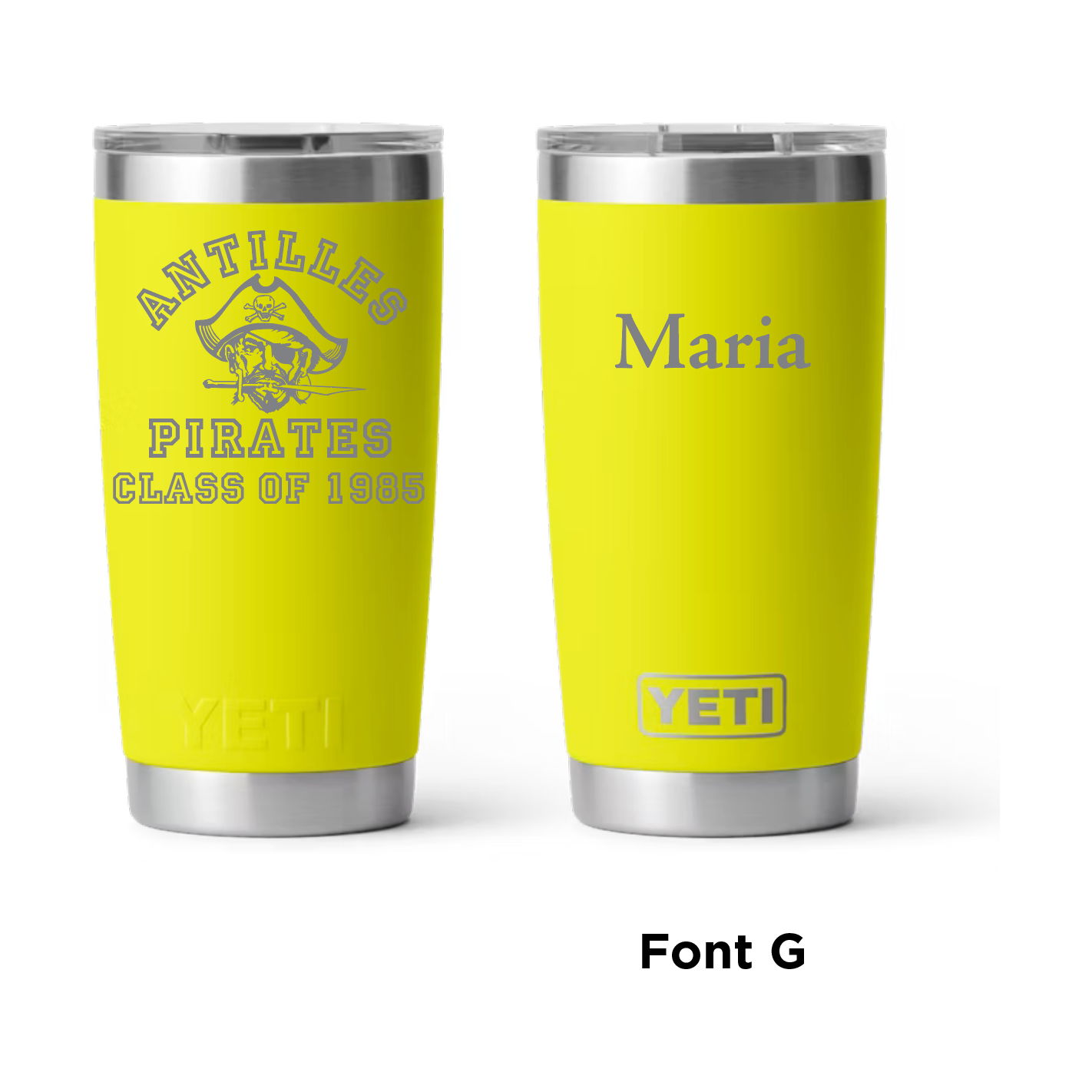 Antilles High School Pirates Class of 1985 20 oz Yeti Rambler