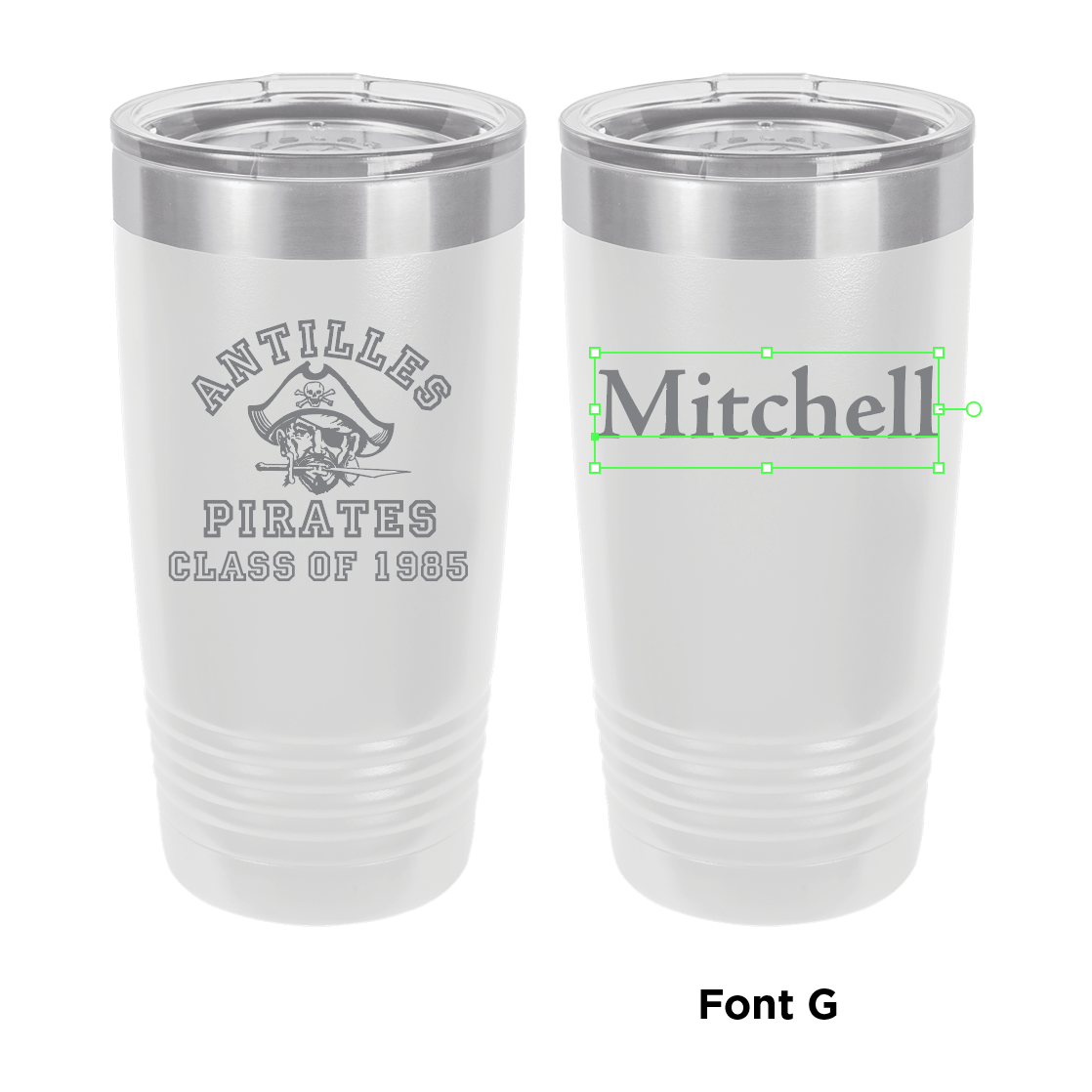 Antilles High School Pirates Class of 1985 20 oz Tumbler