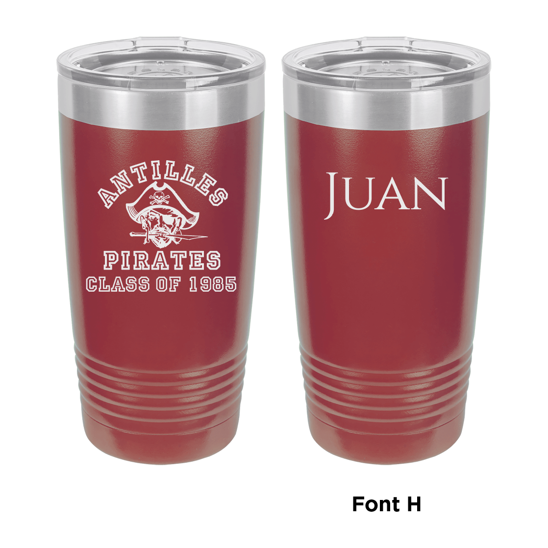 Antilles High School Pirates Class of 1985 20 oz Tumbler