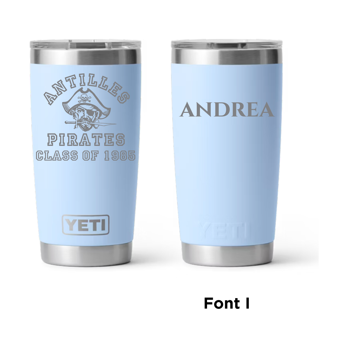 Antilles High School Pirates Class of 1985 20 oz Yeti Rambler