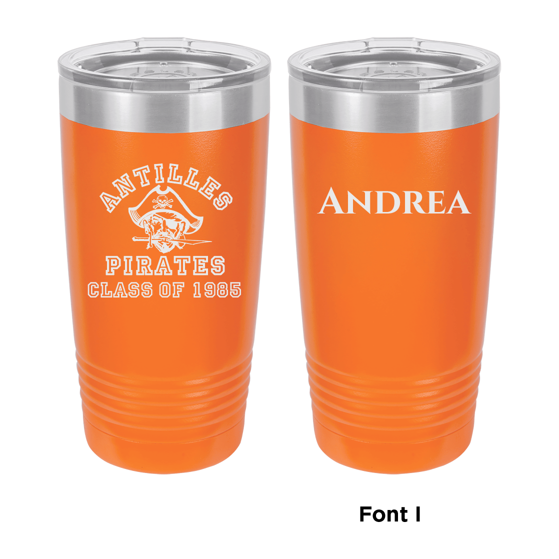 Antilles High School Pirates Class of 1985 20 oz Tumbler