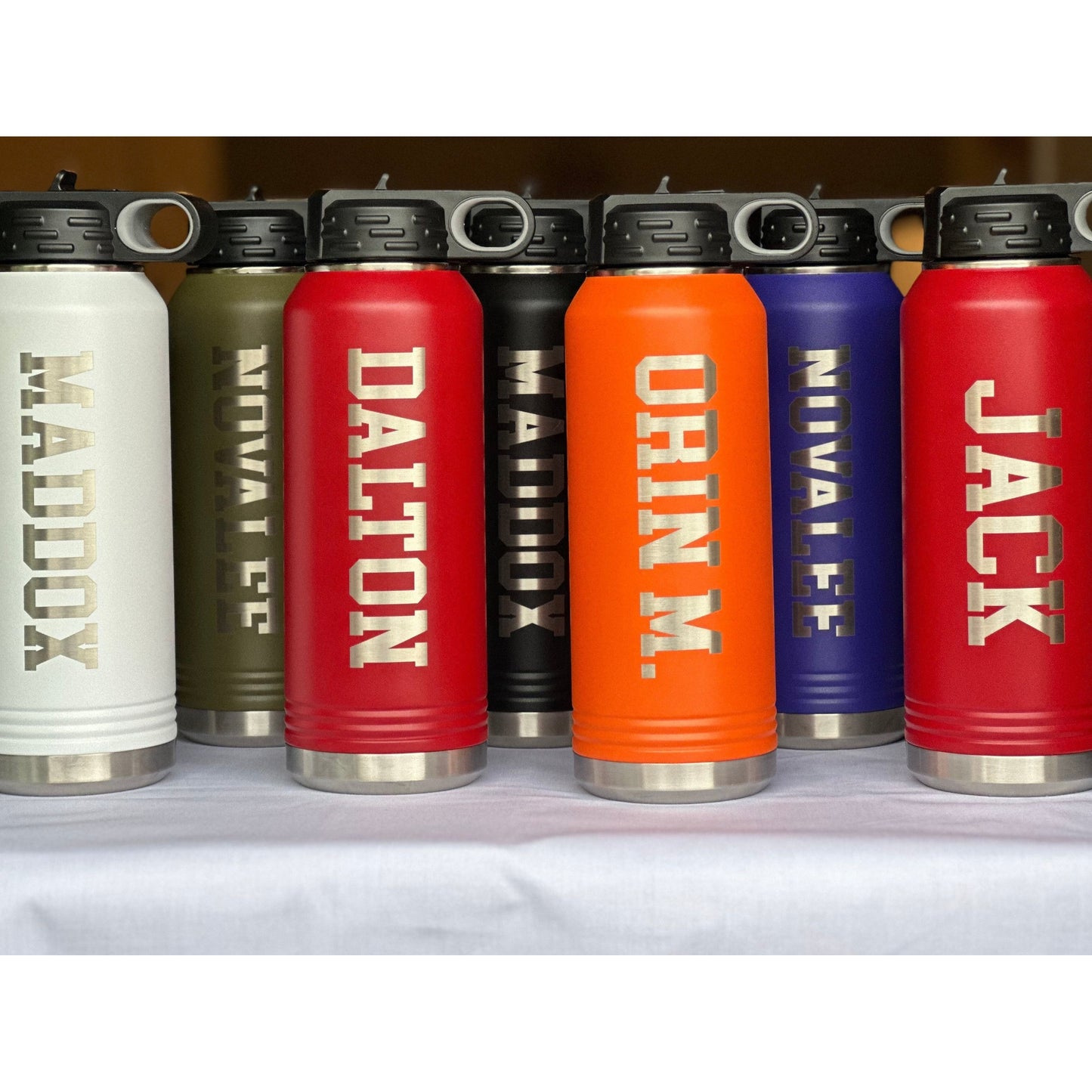 Challenger Baseball Water Bottle
