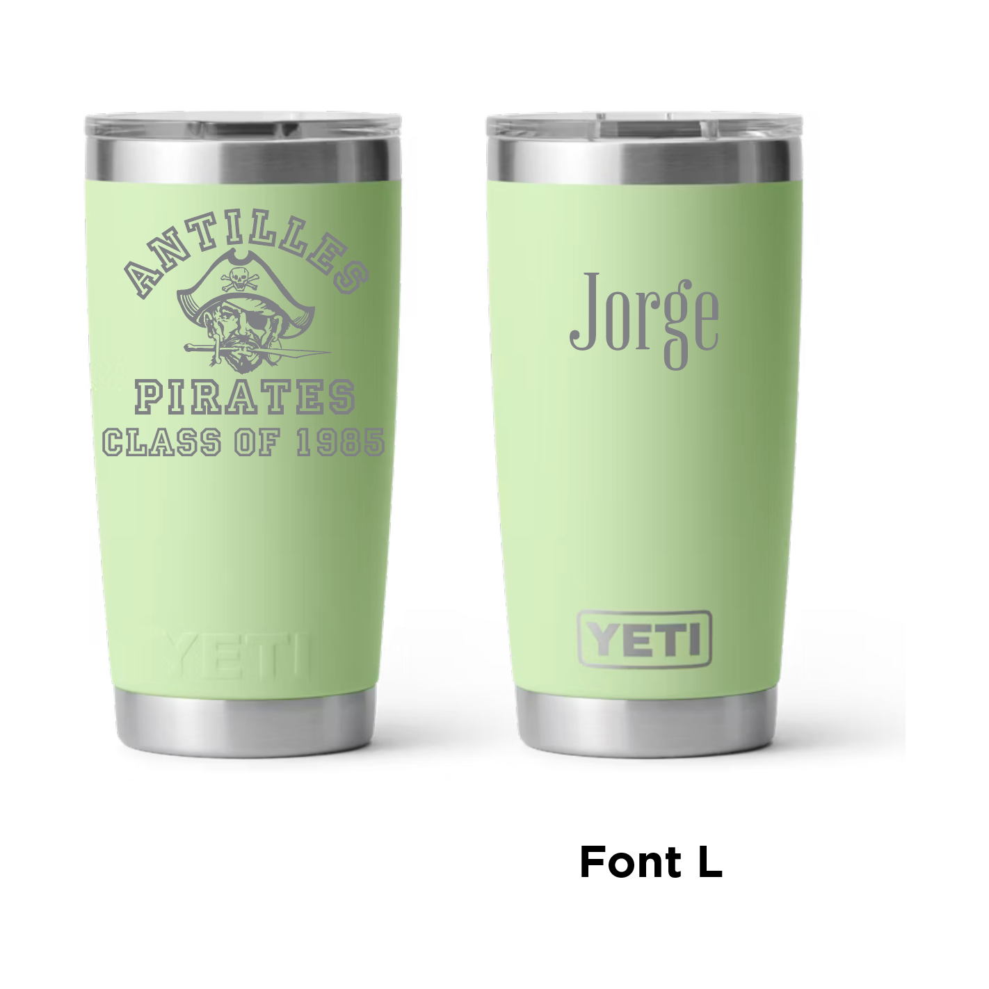 Antilles High School Pirates Class of 1985 20 oz Yeti Rambler