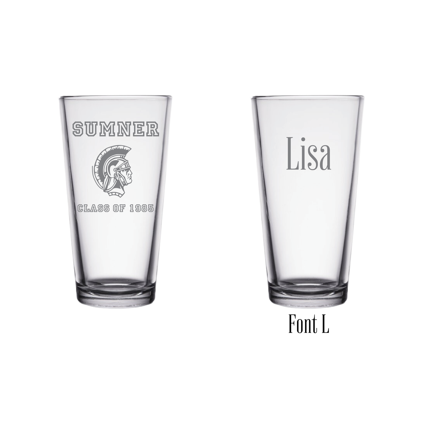 Sumner High School Class of 1985 Pint Glass