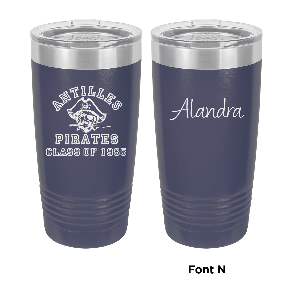 Antilles High School Pirates Class of 1985 20 oz Tumbler