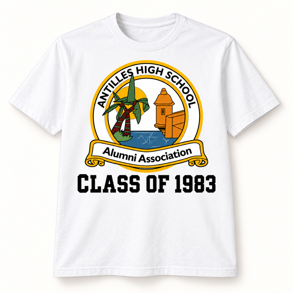 Core Cotton Tee | CLASSIC+ | White | AHSAA — sample CLASS OF 1983