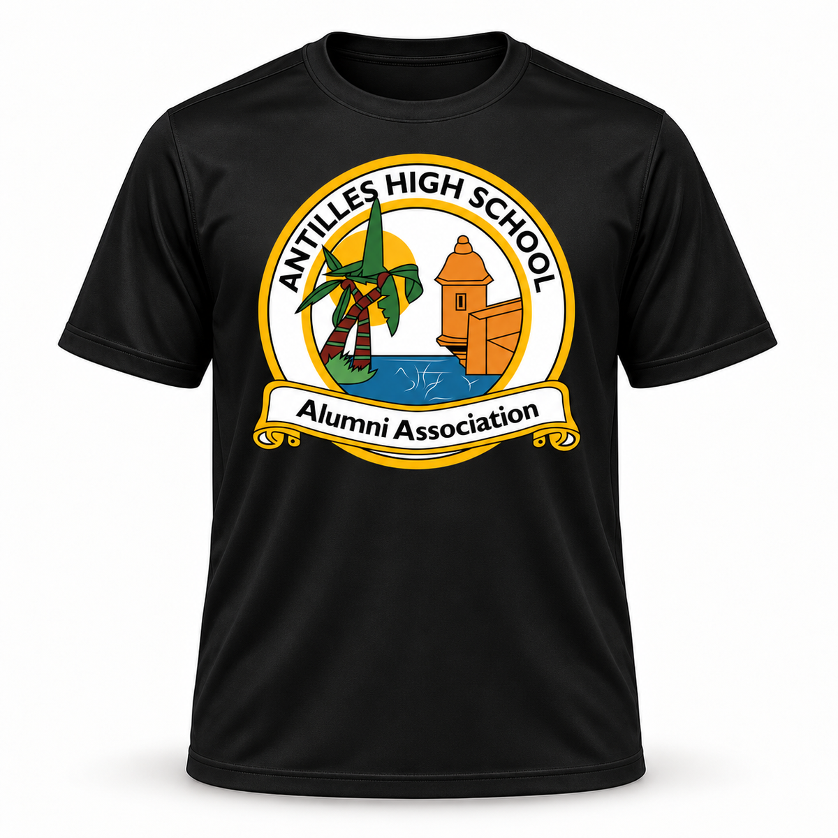 Performance Tee | CLASSIC | Black | AHSAA — logo only