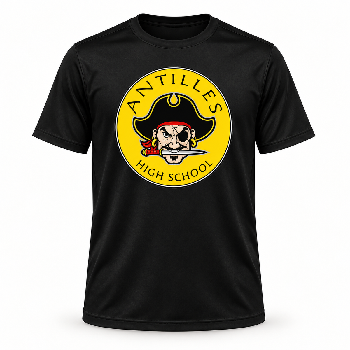 Performance Tee | CLASSIC | Black | New Pirate — logo only