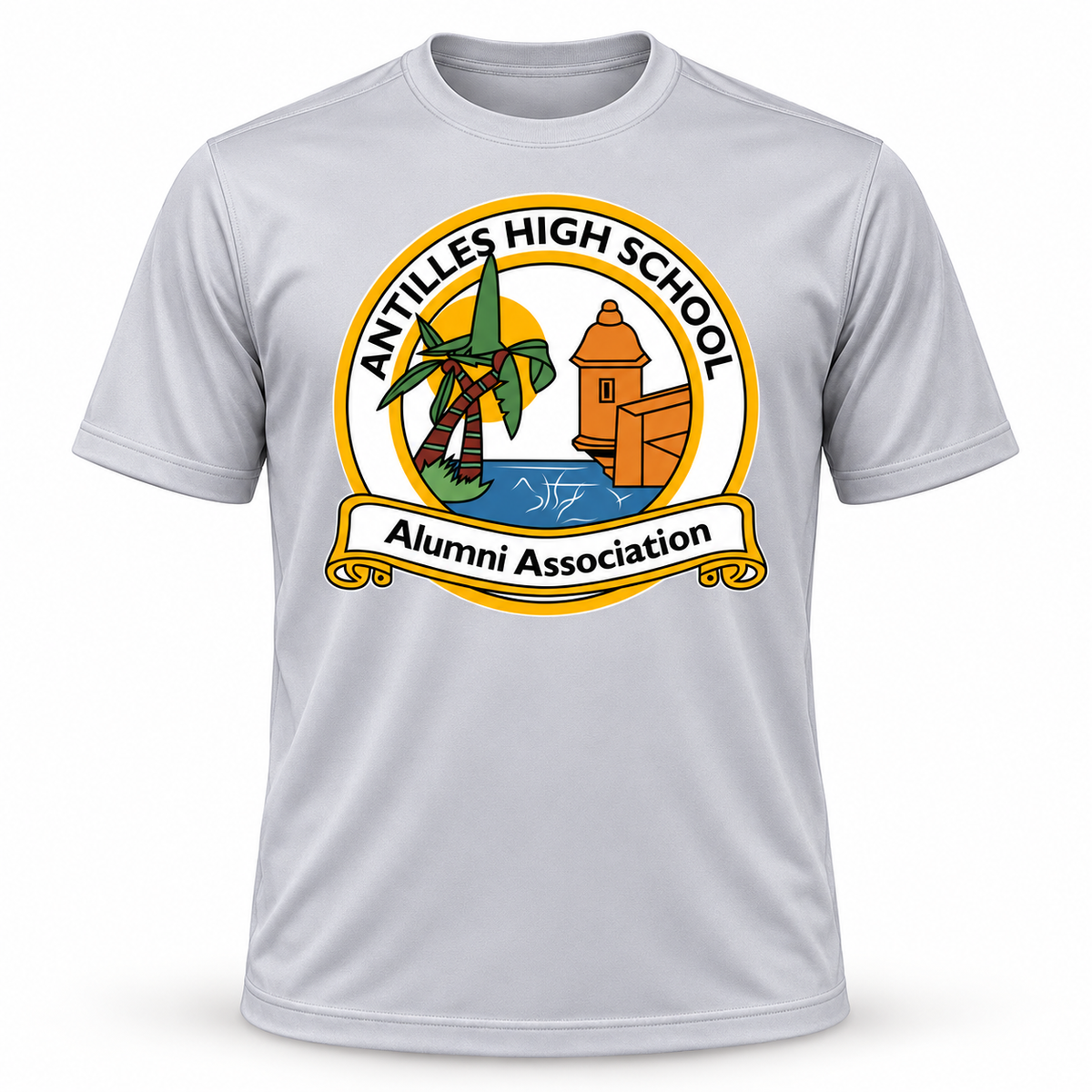 Performance Tee | CLASSIC | Grey | AHSAA — logo only