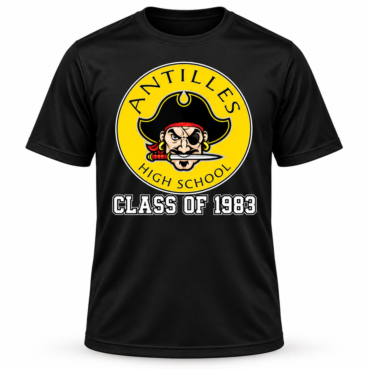 Performance Tee | CLASSIC+ | Black | New Pirate — sample CLASS OF 1983