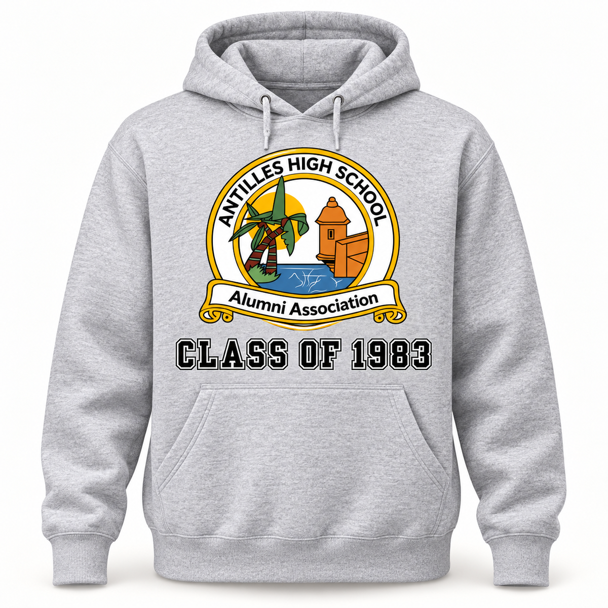 Pullover Hoodie | CLASSIC+ | Grey | AHSAA — sample CLASS OF 1983