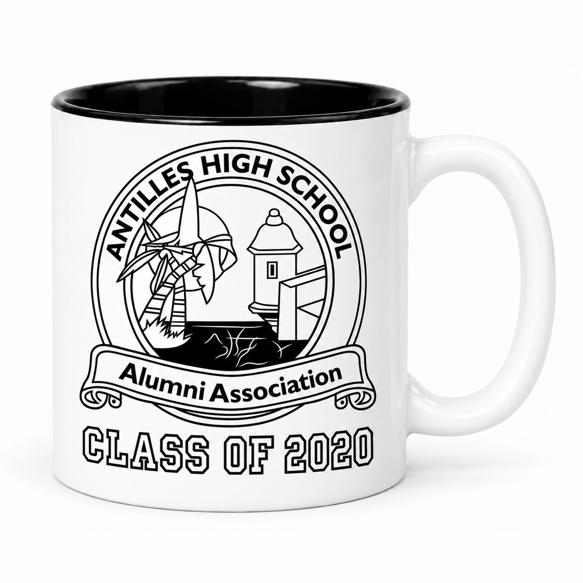 Antilles High School Ceramic Mug — 12 oz — sample Class of 2020