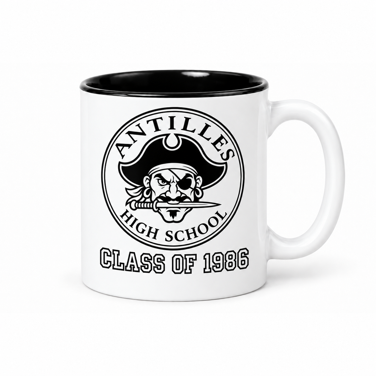 Antilles High School Ceramic Mug — 12 oz — sample Class of 1986