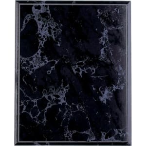 8" x 10" Black Marble Finish Plaque