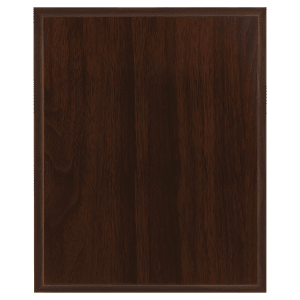 7" x 9" Mahogany Finish Plaque