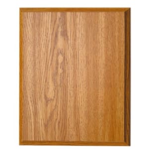 8" x 10" Oak Finish Plaque