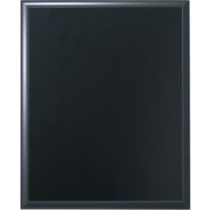 8" x 10" Solid Black Finish Plaque