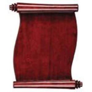 9 1/2" x 12" Rosewood Piano Finish Scroll Plaque