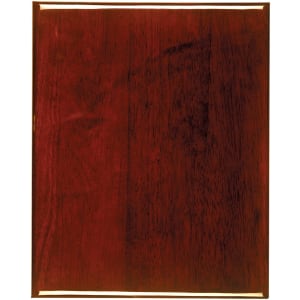 9" x 12" Rosewood Piano Finish Plaque
