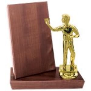 4" x 6" Value Cherry Finish Standup Plaque